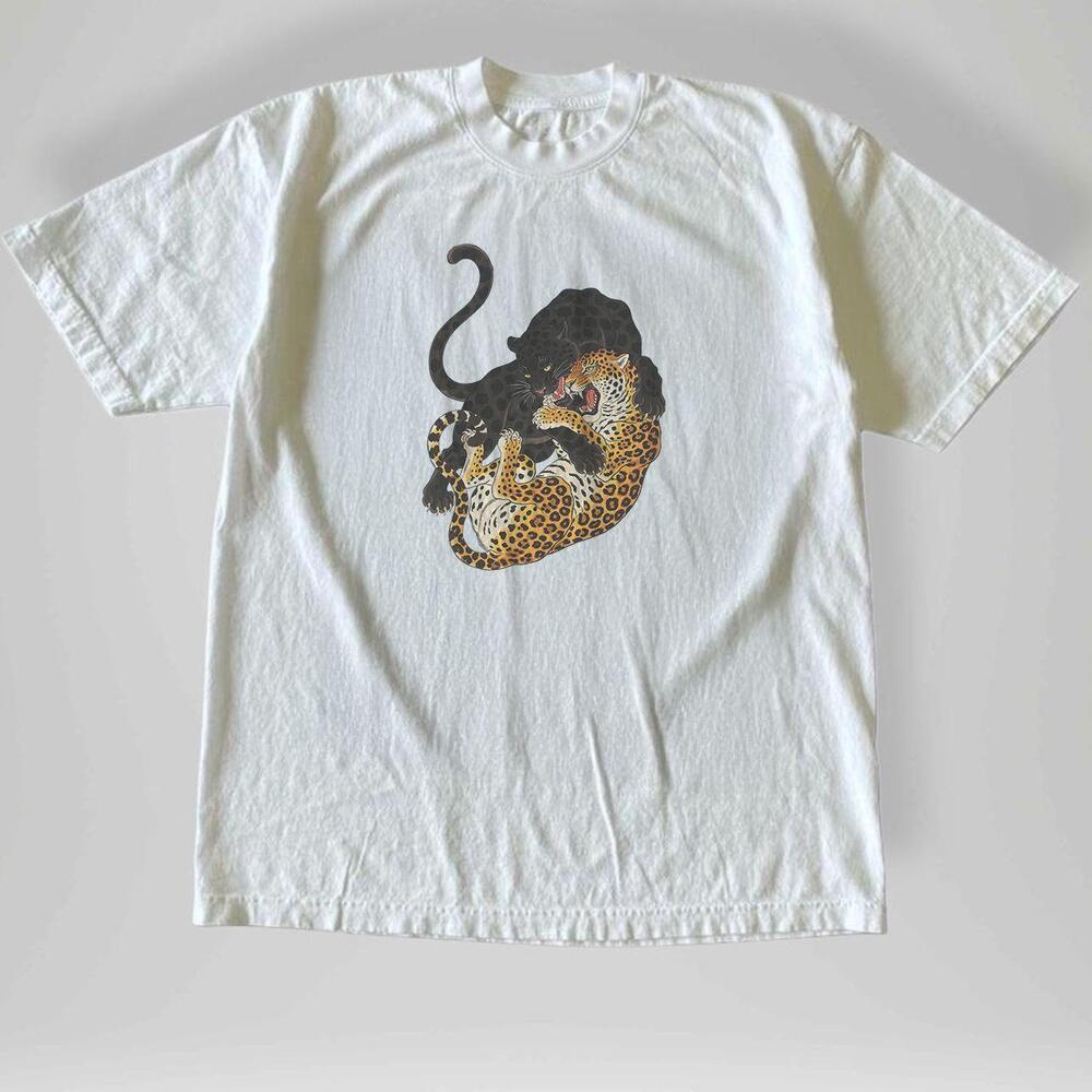 Style  Panther Leopard Cat Graphic T-Shirt arge